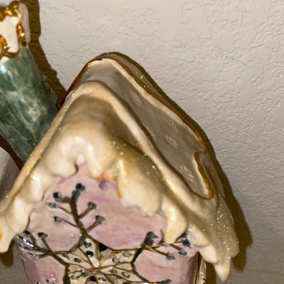 Christmas Vintage Snowflake Tower House Heather Goldminc Ceramic Art Clayworks - Picture 12 of 16